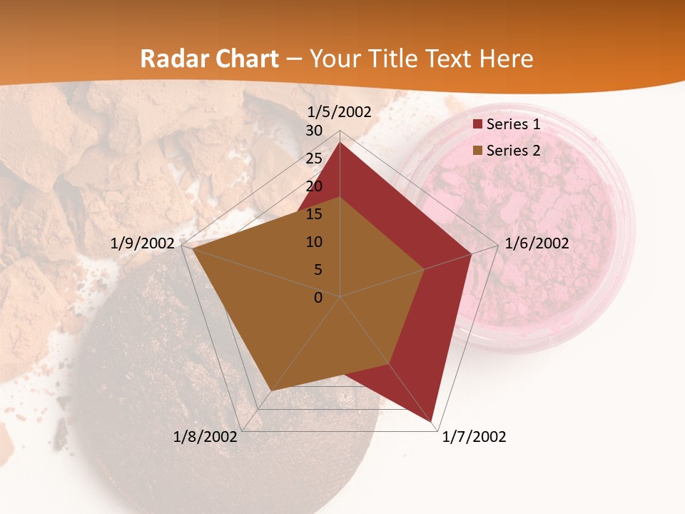 Isolated Face Powder Color PowerPoint Template