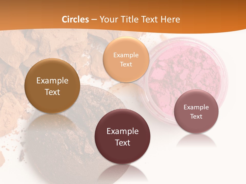 Isolated Face Powder Color PowerPoint Template