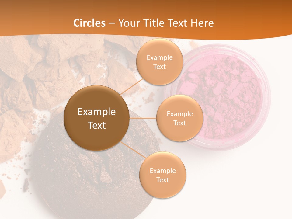 Isolated Face Powder Color PowerPoint Template