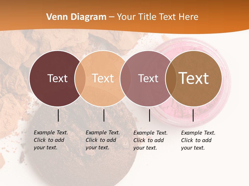 Isolated Face Powder Color PowerPoint Template