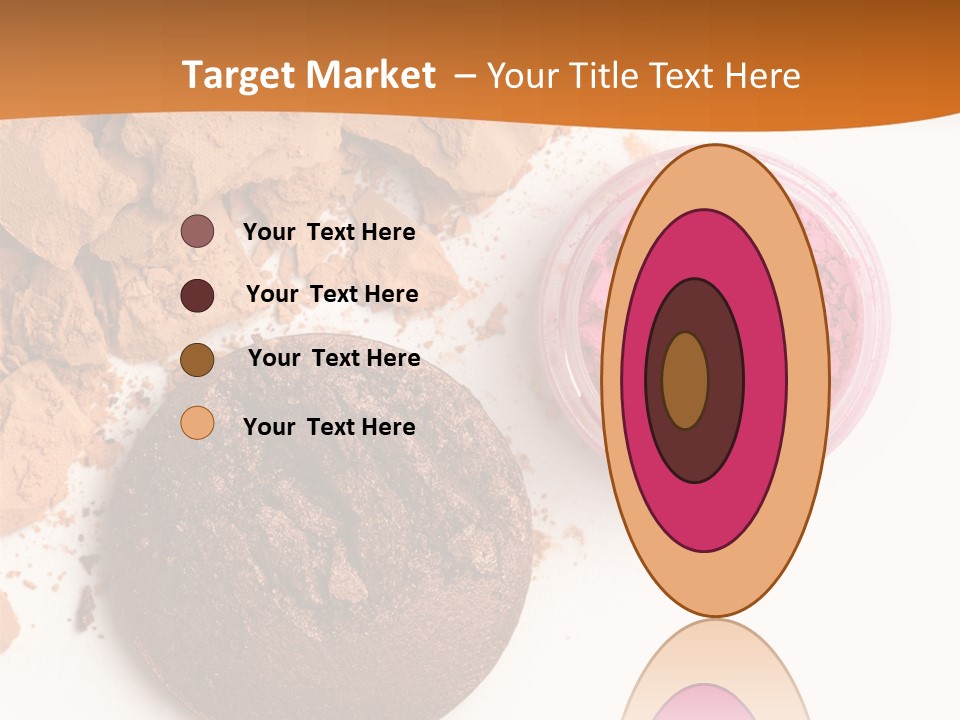 Isolated Face Powder Color PowerPoint Template