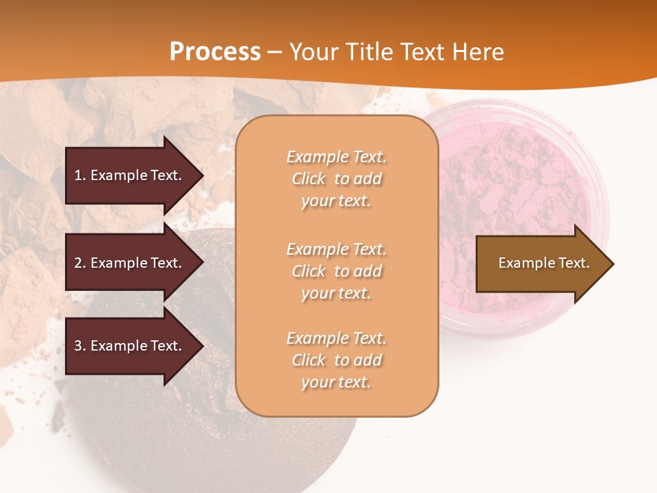 Isolated Face Powder Color PowerPoint Template