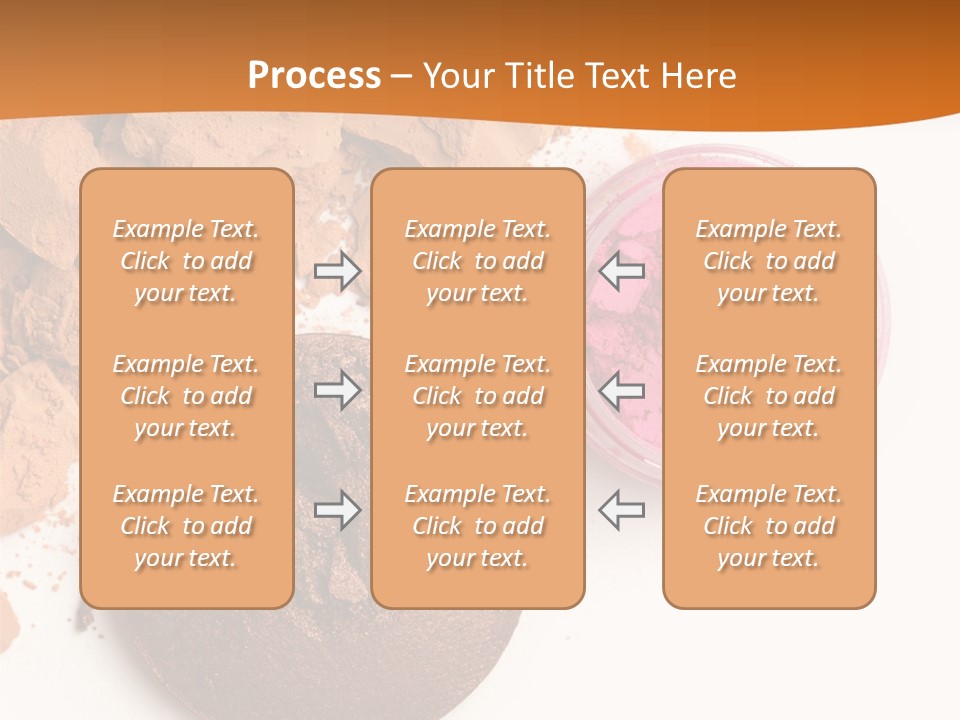 Isolated Face Powder Color PowerPoint Template