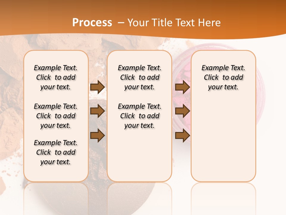 Isolated Face Powder Color PowerPoint Template