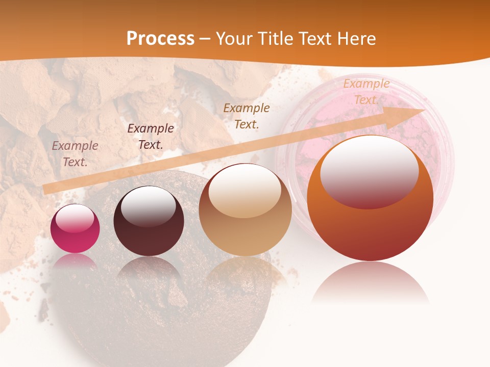 Isolated Face Powder Color PowerPoint Template