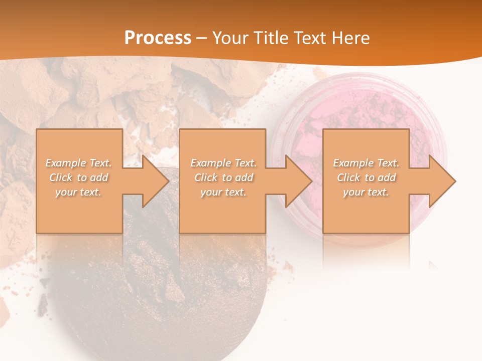 Isolated Face Powder Color PowerPoint Template