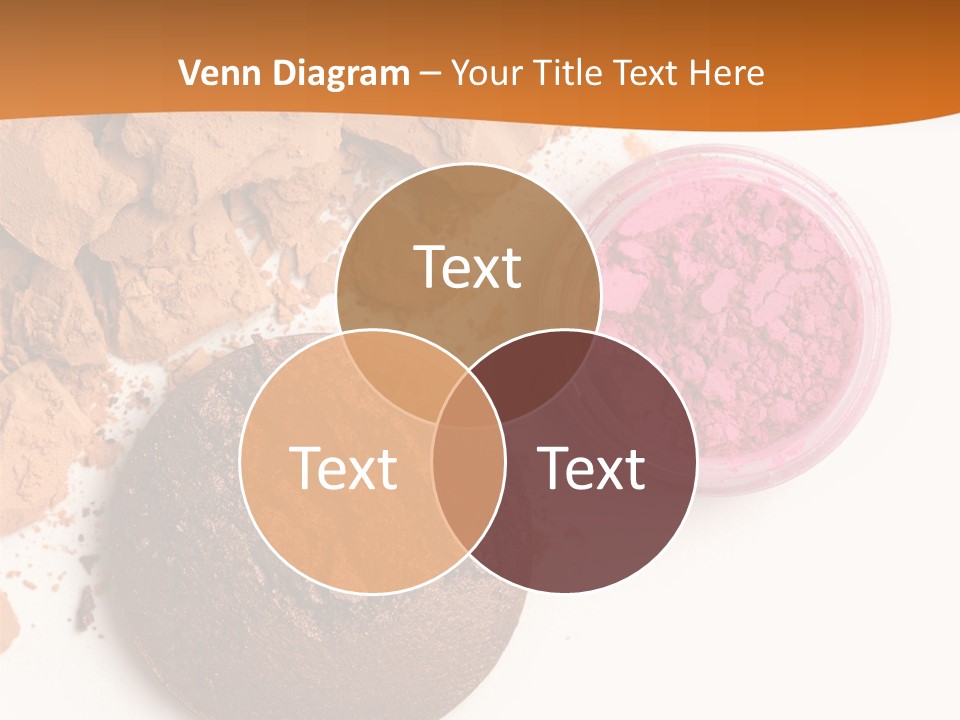 Isolated Face Powder Color PowerPoint Template