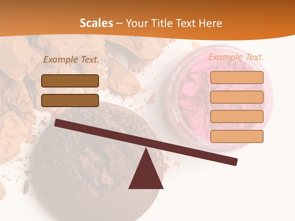 Isolated Face Powder Color PowerPoint Template