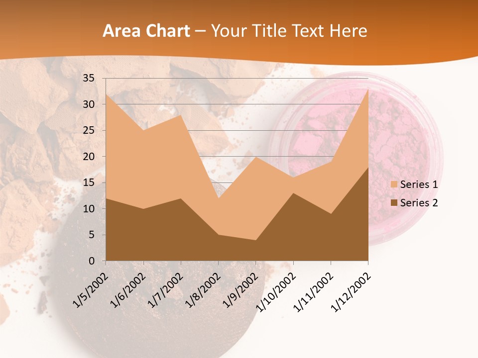 Isolated Face Powder Color PowerPoint Template