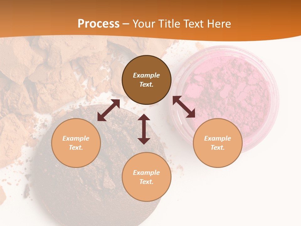 Isolated Face Powder Color PowerPoint Template