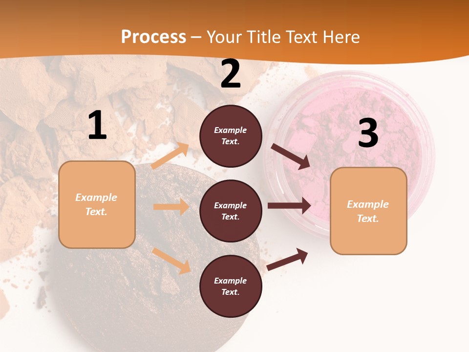 Isolated Face Powder Color PowerPoint Template