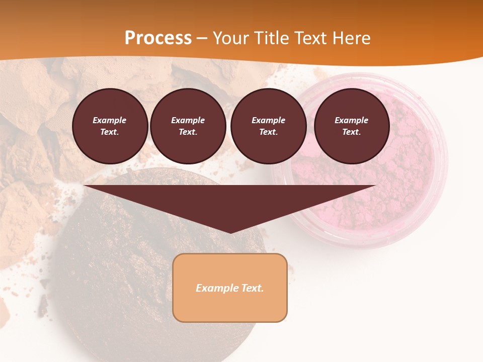 Isolated Face Powder Color PowerPoint Template