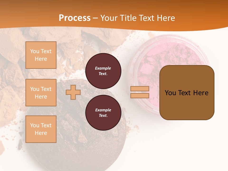 Isolated Face Powder Color PowerPoint Template
