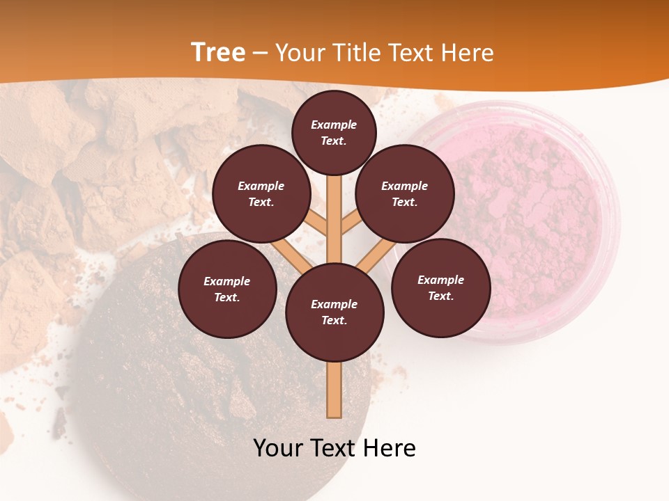 Isolated Face Powder Color PowerPoint Template