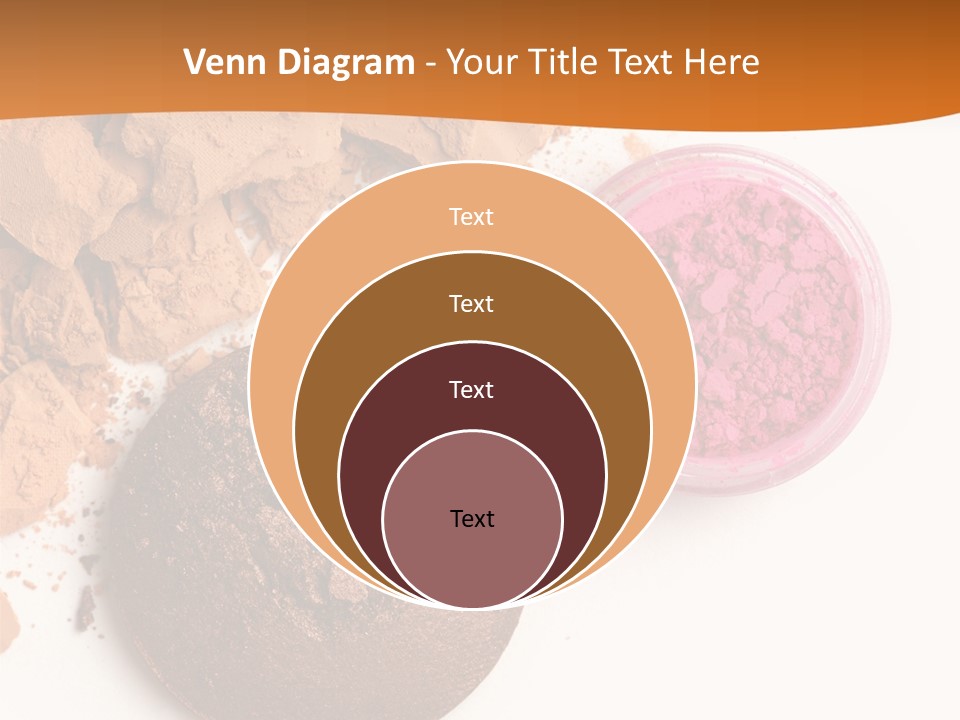 Isolated Face Powder Color PowerPoint Template