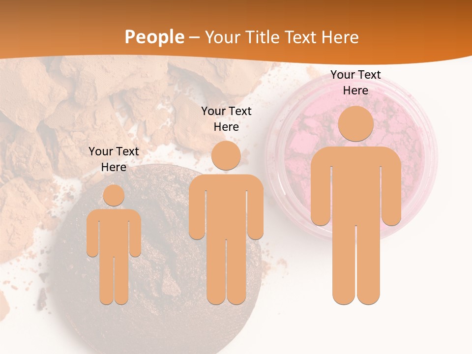 Isolated Face Powder Color PowerPoint Template