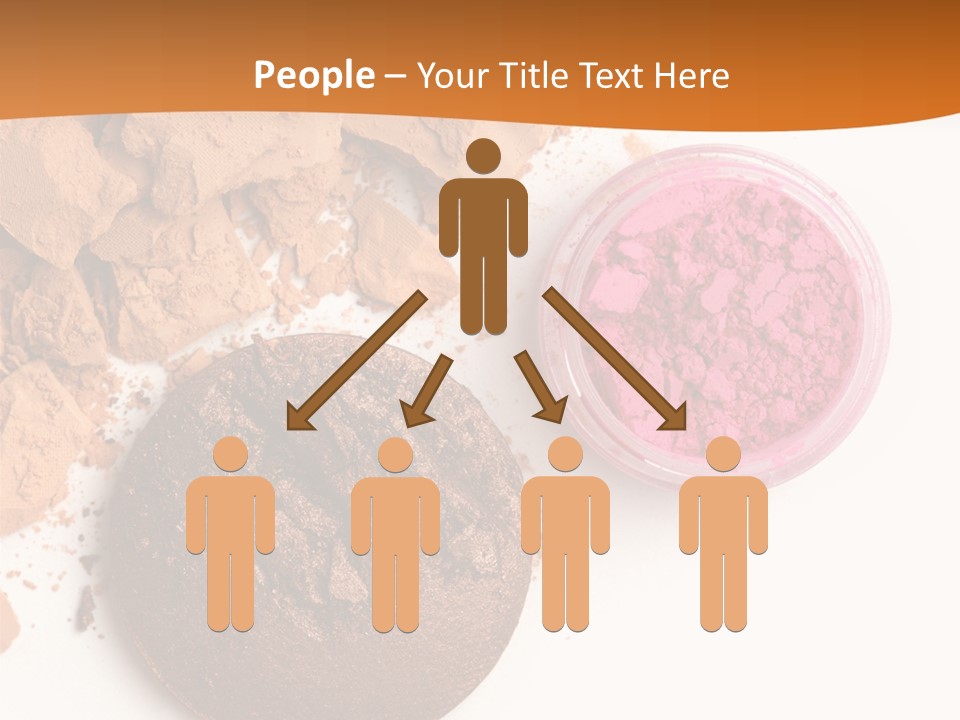 Isolated Face Powder Color PowerPoint Template