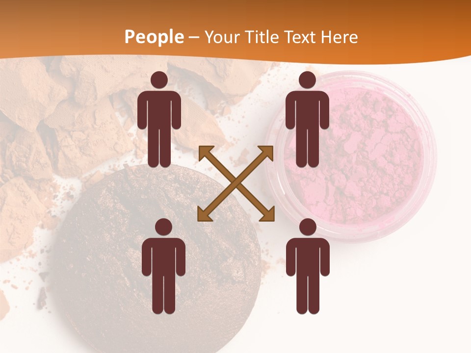 Isolated Face Powder Color PowerPoint Template