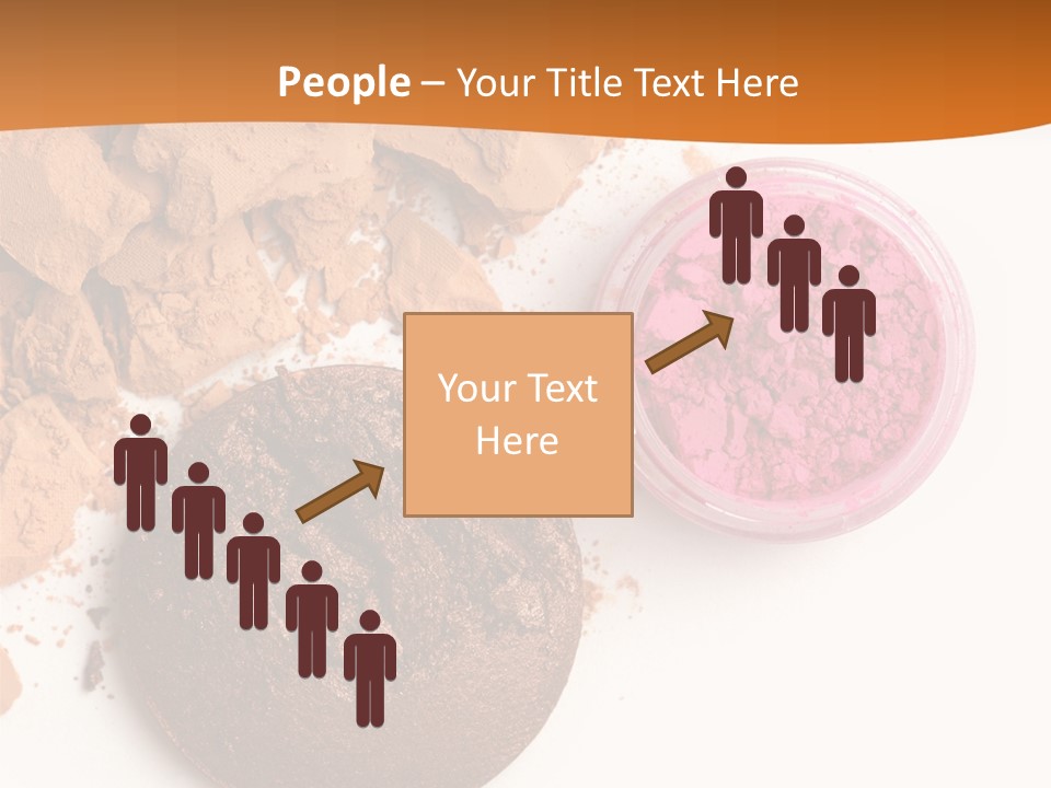 Isolated Face Powder Color PowerPoint Template