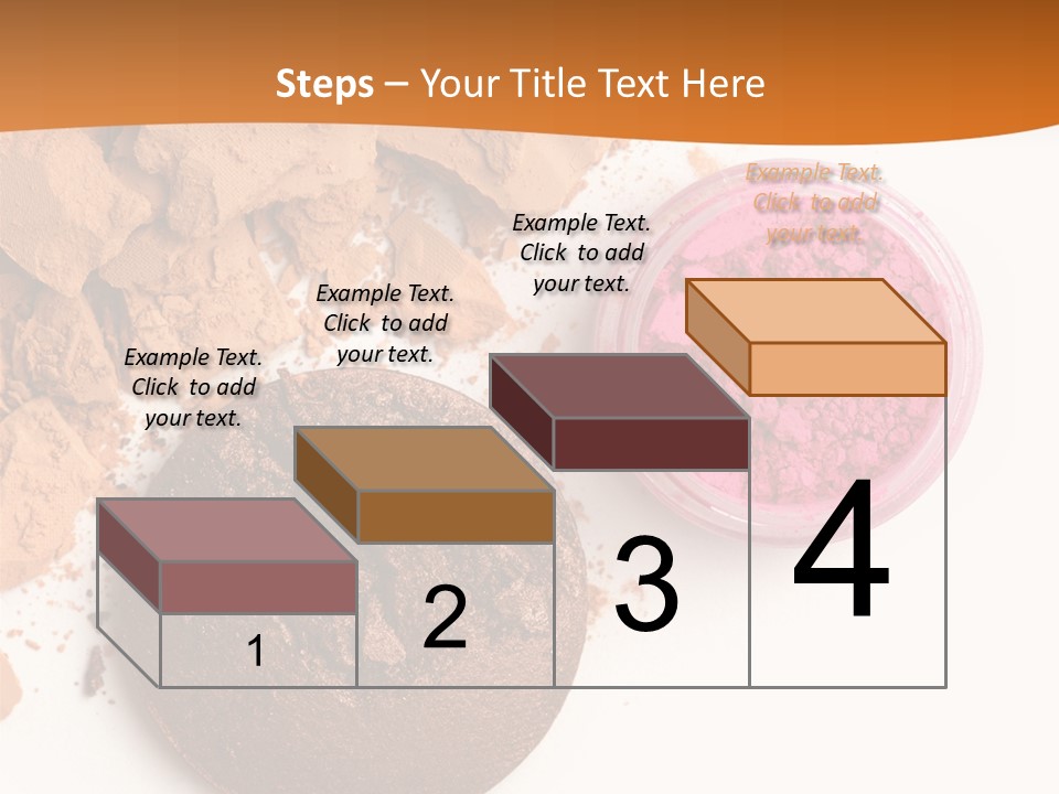 Isolated Face Powder Color PowerPoint Template