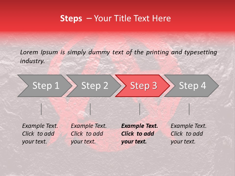 Youth Different Red PowerPoint Template