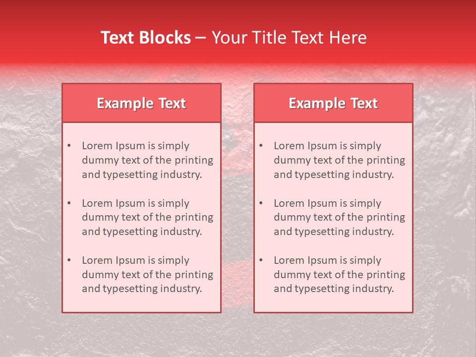 Youth Different Red PowerPoint Template