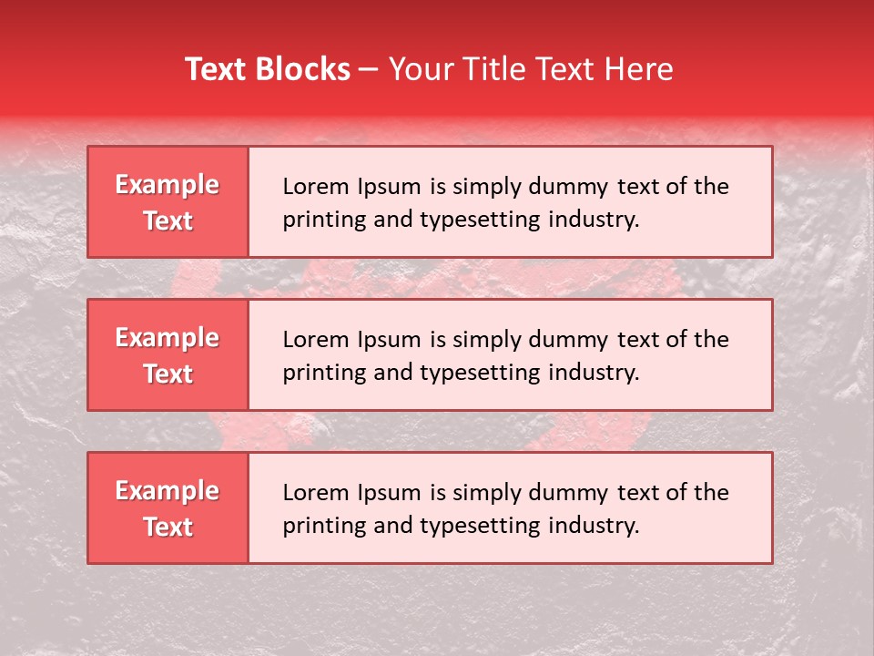 Youth Different Red PowerPoint Template