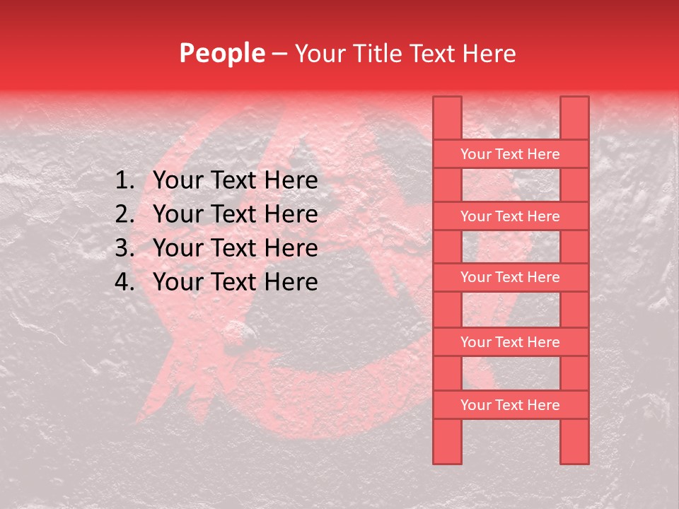 Youth Different Red PowerPoint Template