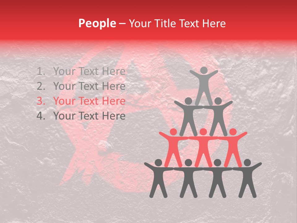 Youth Different Red PowerPoint Template