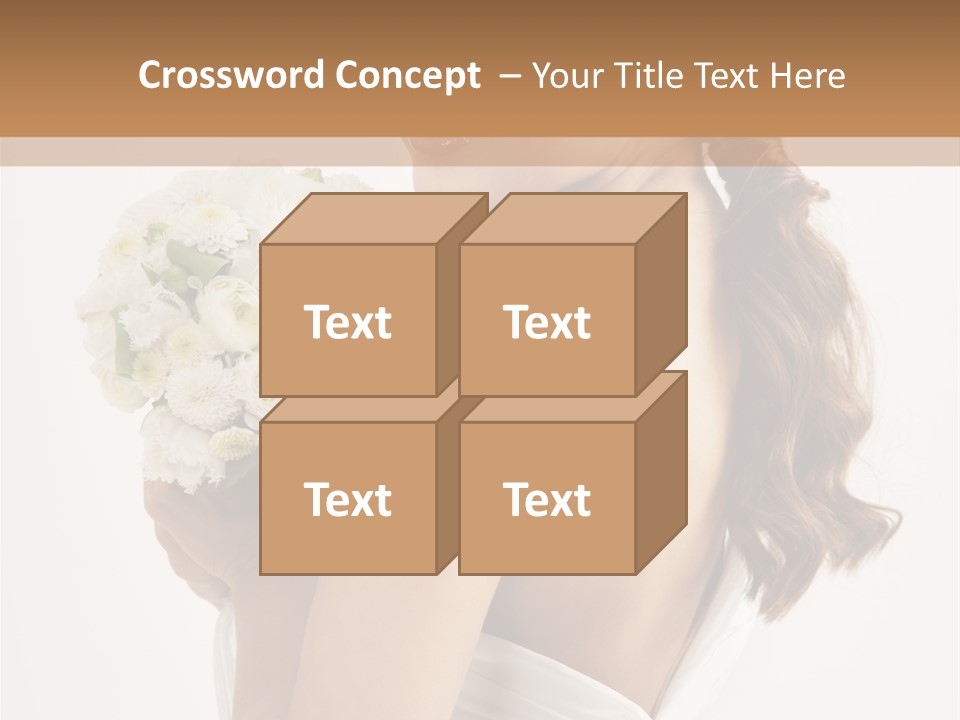 Alone Wedding Fashion PowerPoint Template