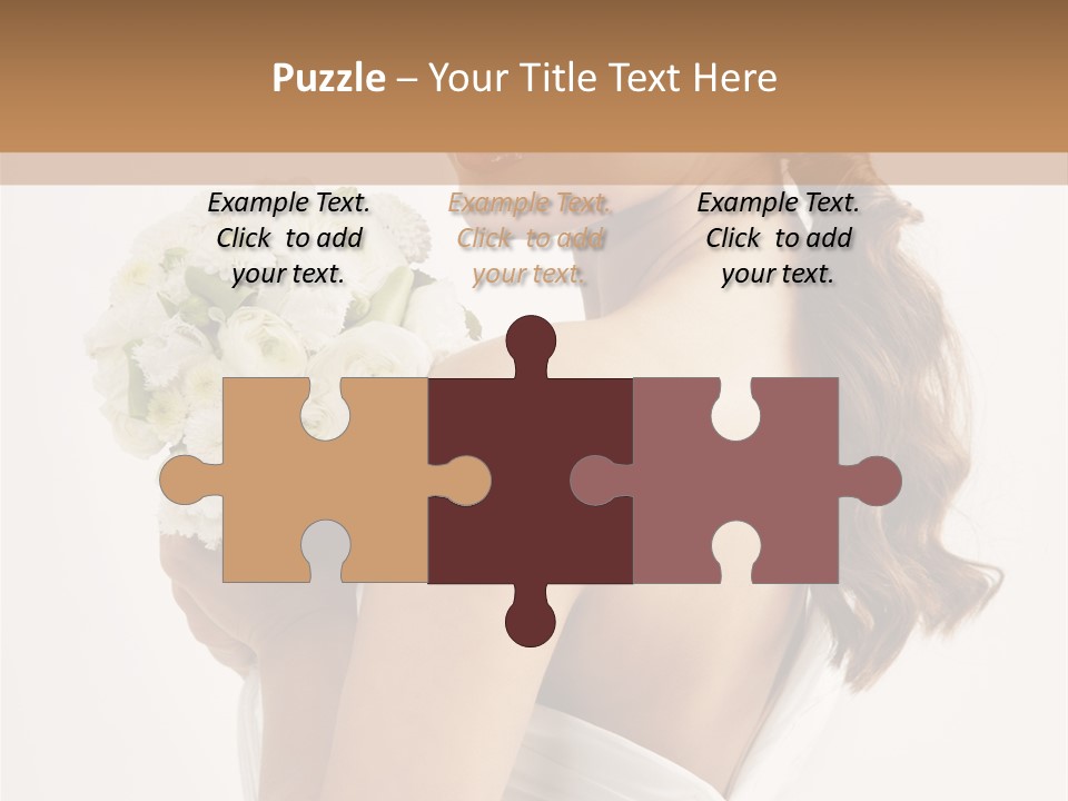 Alone Wedding Fashion PowerPoint Template