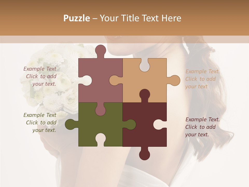 Alone Wedding Fashion PowerPoint Template