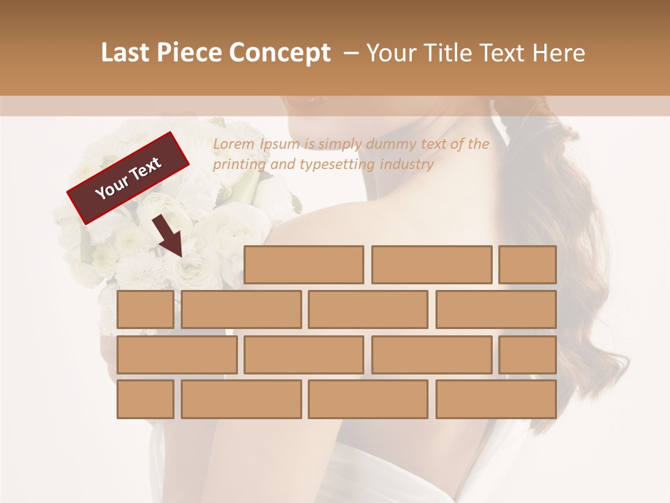 Alone Wedding Fashion PowerPoint Template