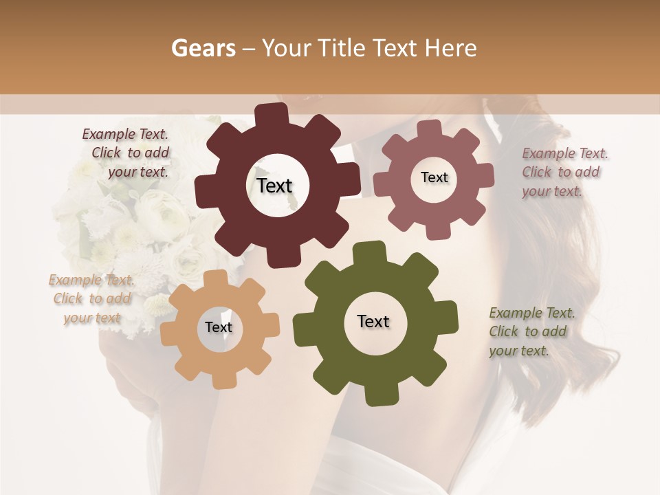 Alone Wedding Fashion PowerPoint Template