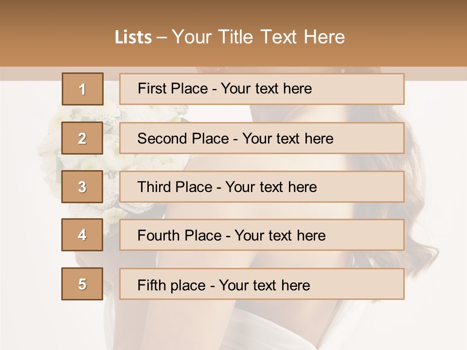 Alone Wedding Fashion PowerPoint Template
