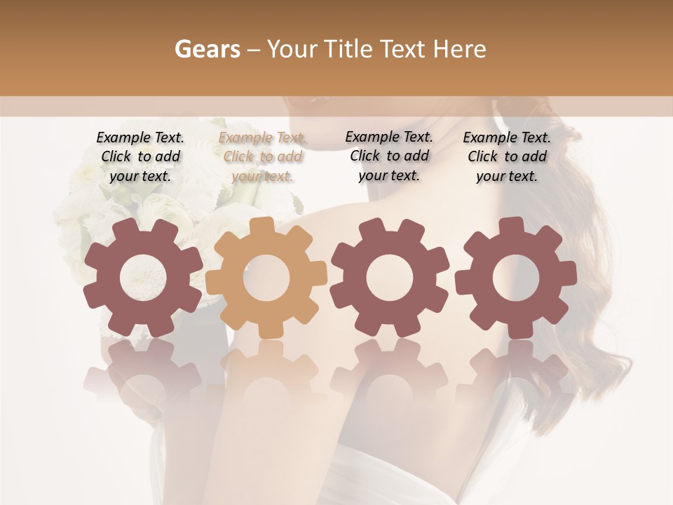 Alone Wedding Fashion PowerPoint Template