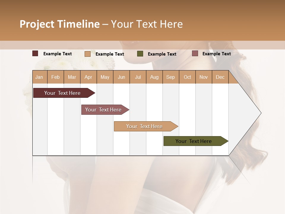 Alone Wedding Fashion PowerPoint Template