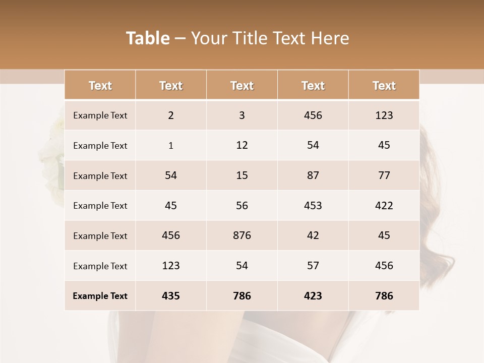 Alone Wedding Fashion PowerPoint Template