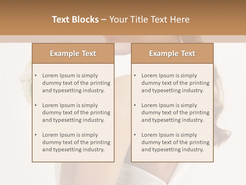 Alone Wedding Fashion PowerPoint Template