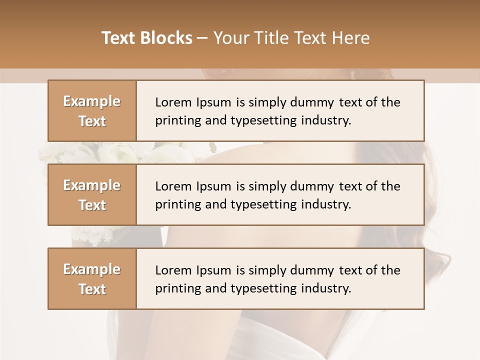 Alone Wedding Fashion PowerPoint Template