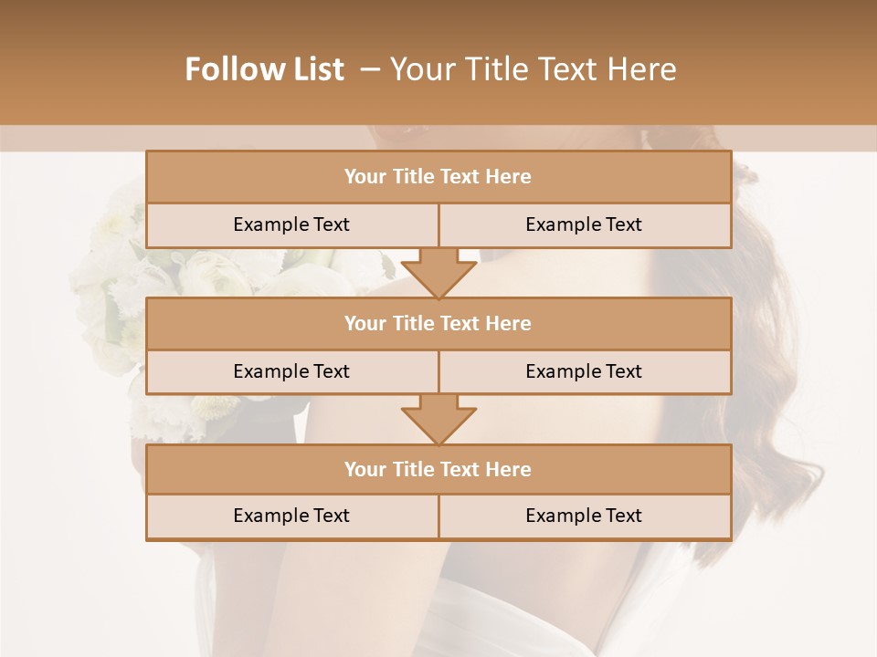 Alone Wedding Fashion PowerPoint Template