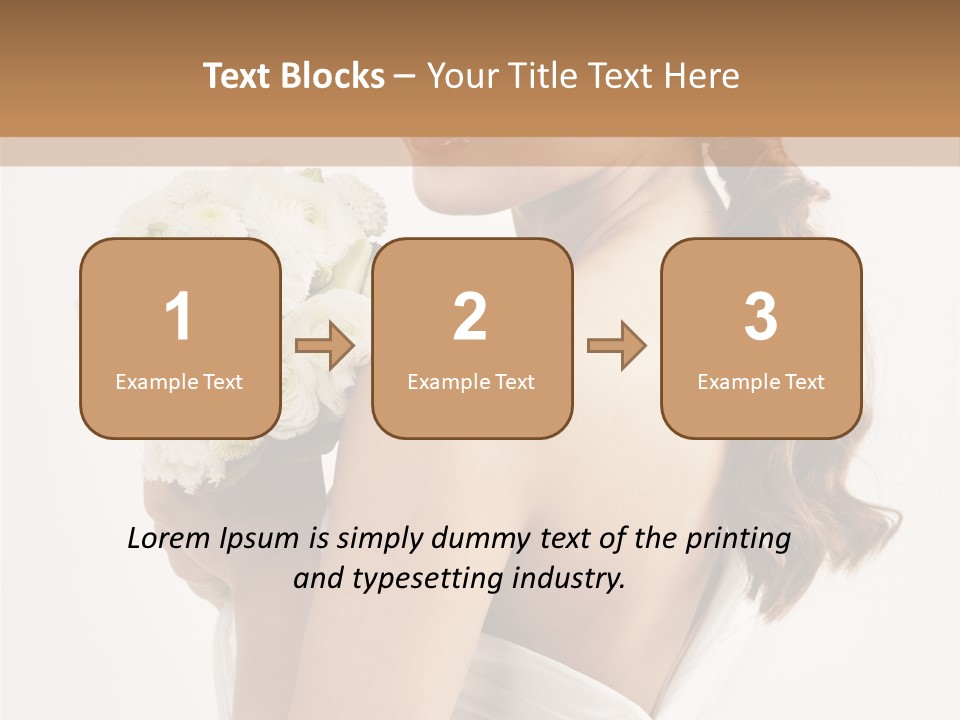 Alone Wedding Fashion PowerPoint Template