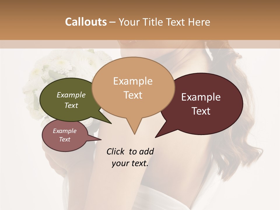 Alone Wedding Fashion PowerPoint Template