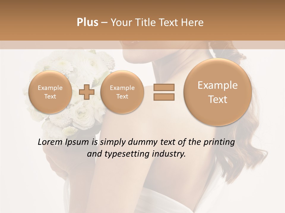 Alone Wedding Fashion PowerPoint Template