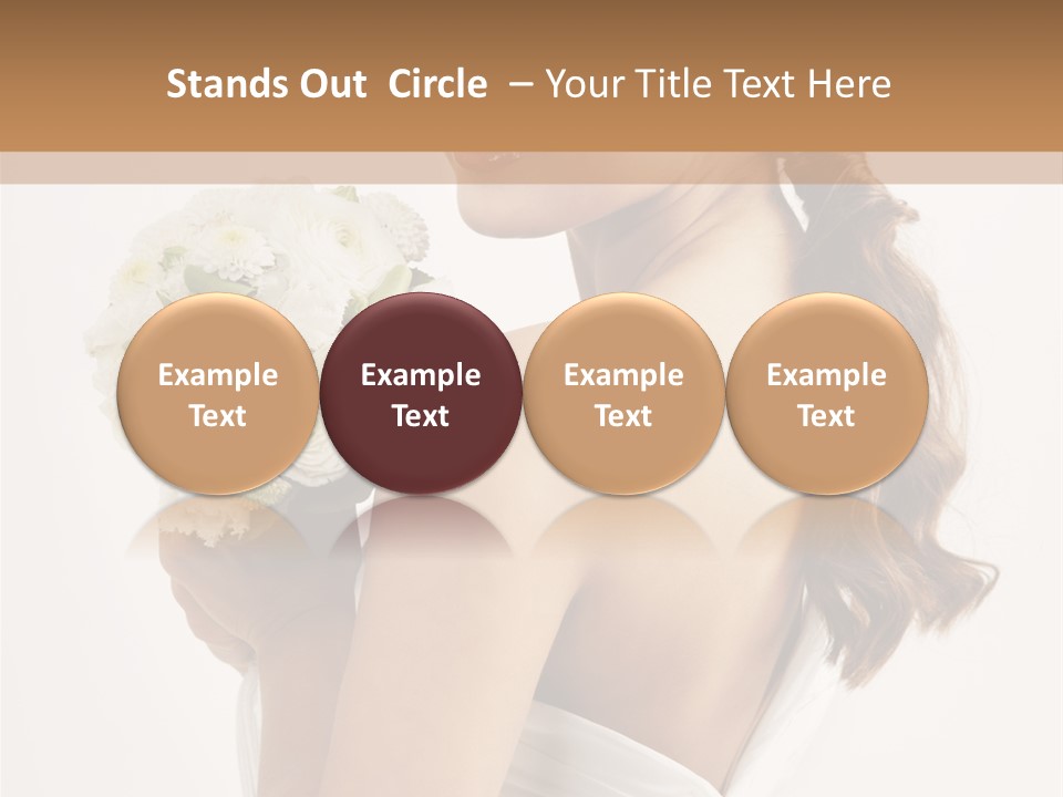 Alone Wedding Fashion PowerPoint Template