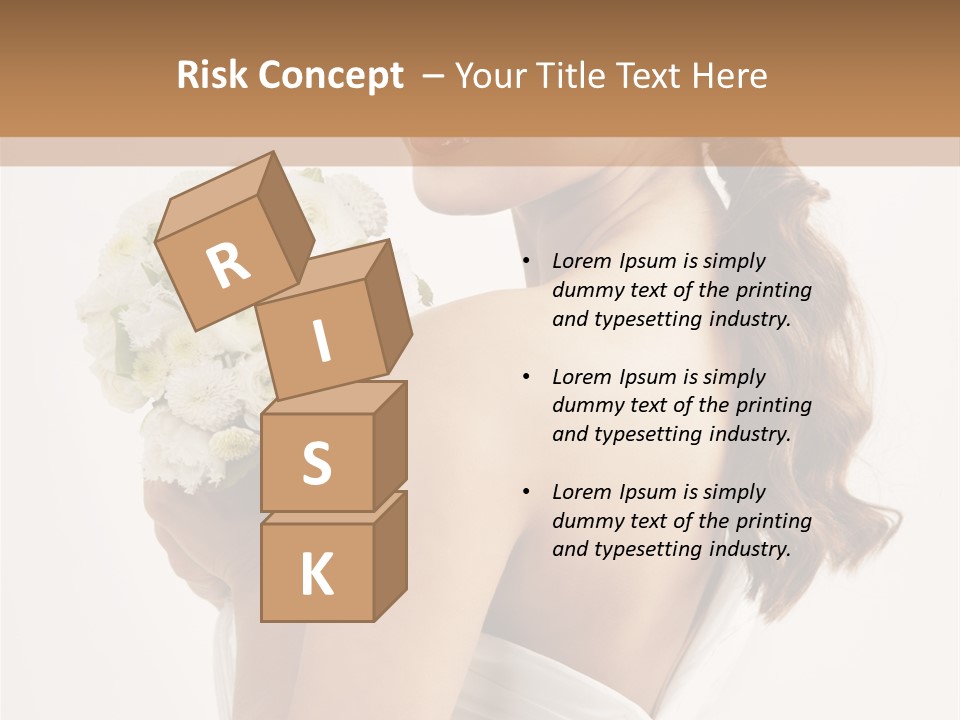 Alone Wedding Fashion PowerPoint Template