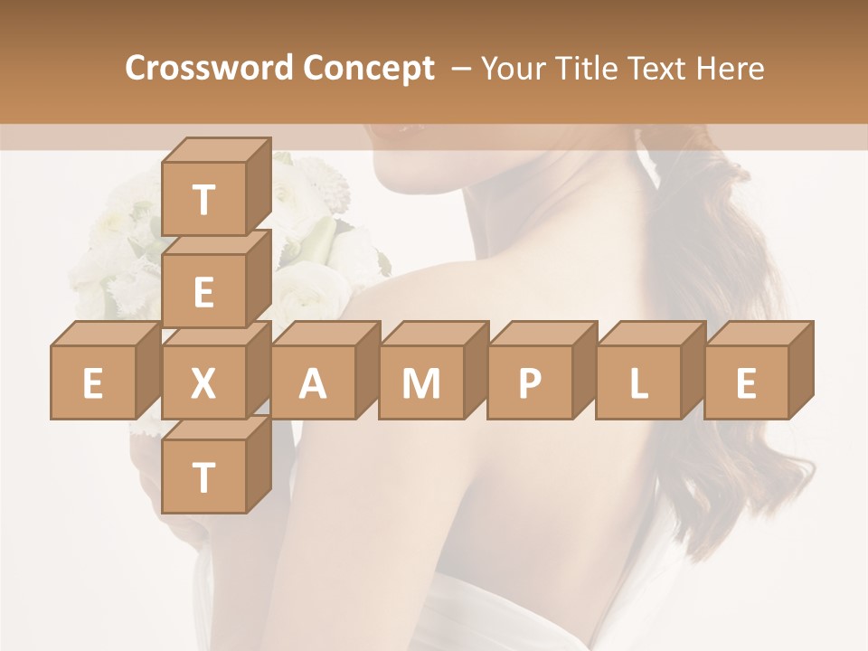 Alone Wedding Fashion PowerPoint Template