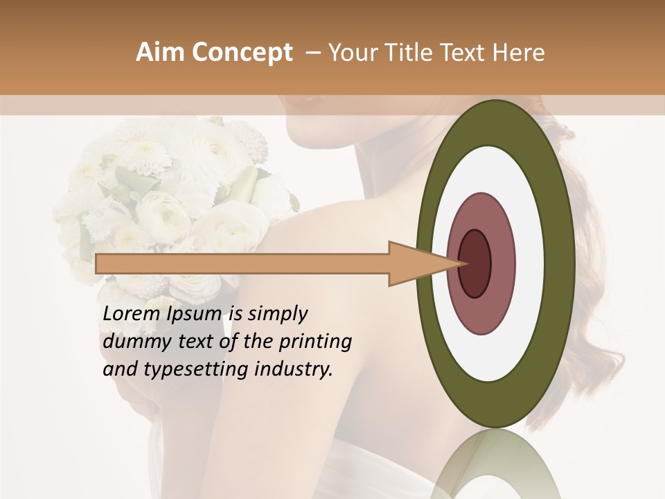 Alone Wedding Fashion PowerPoint Template