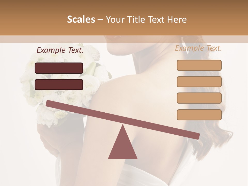 Alone Wedding Fashion PowerPoint Template