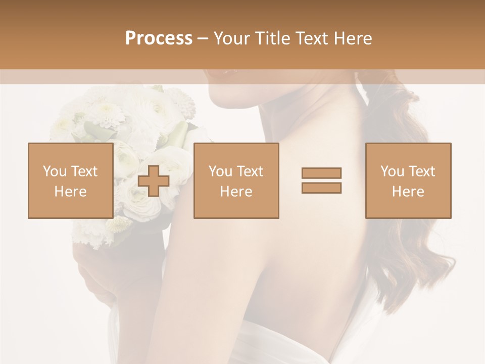 Alone Wedding Fashion PowerPoint Template